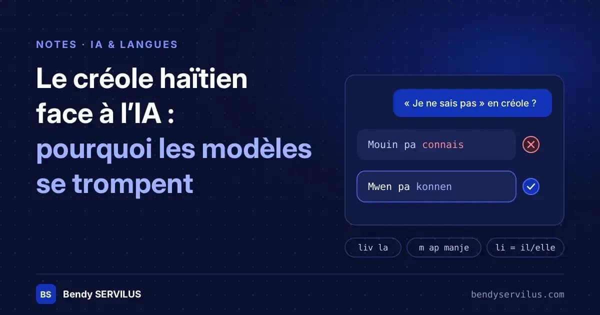 Haitian Creole and AI: Why models get it wrong